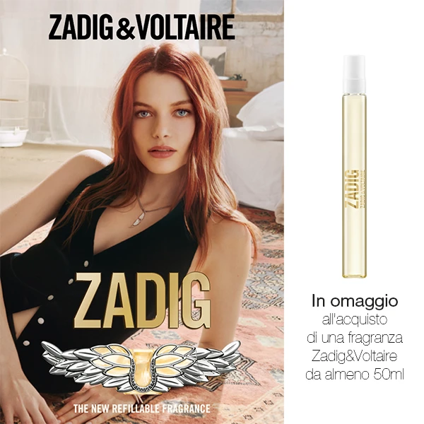 In regalo la travel spray di Zadig